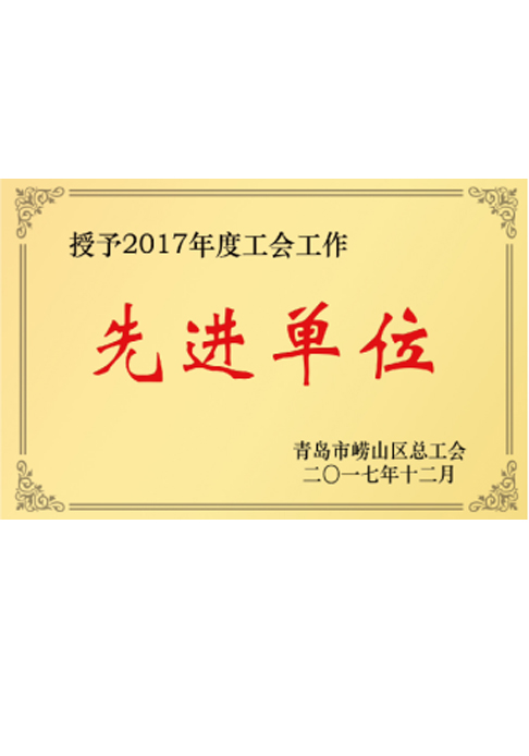 2017青島嶗山區工會工作先進單位